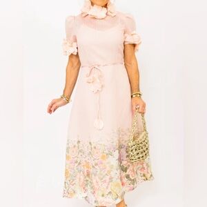 Pink Floral Dress